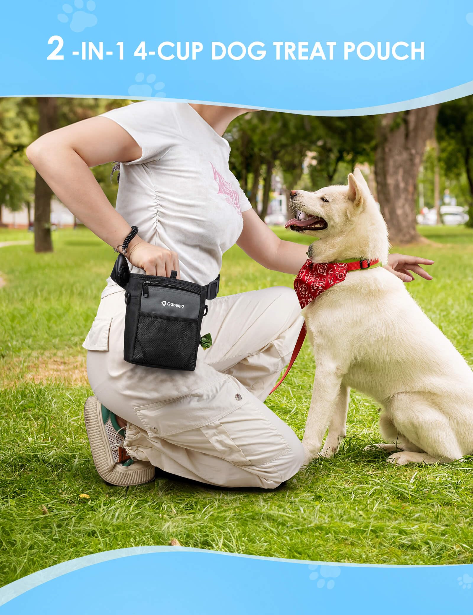 Gobeigo training clicker included for on the go training