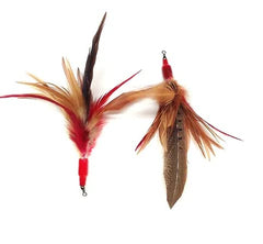 GoCat Da Bird Wild Thing attachment with feathers boosts chasing fun and twitchy excitement
