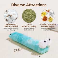 Gochanmon catnip inside pillows release natural calm mood for relaxed play