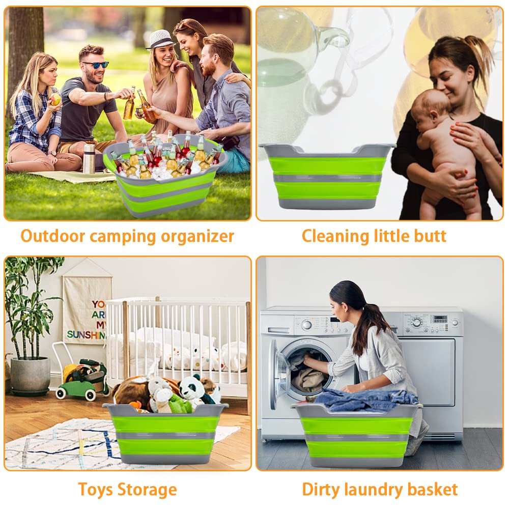 Goderewild multipurpose tub doubles as laundry basket or storage