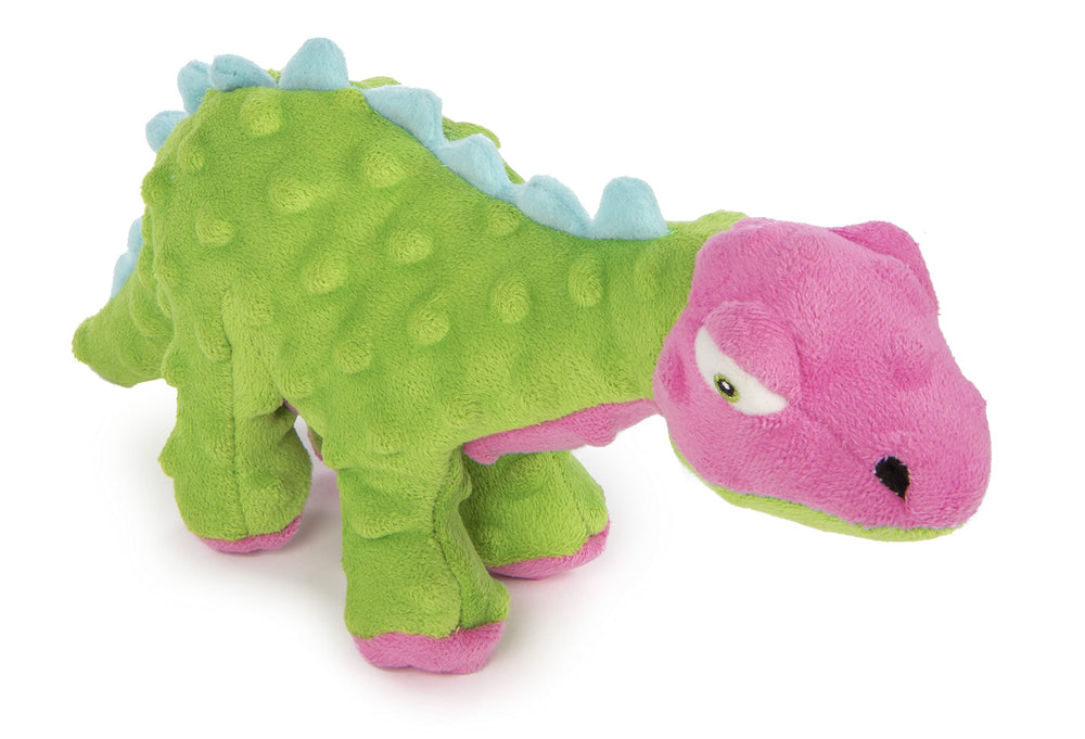 goDog Dinos Spike abrazable y suave para sesiones de descanso verde
