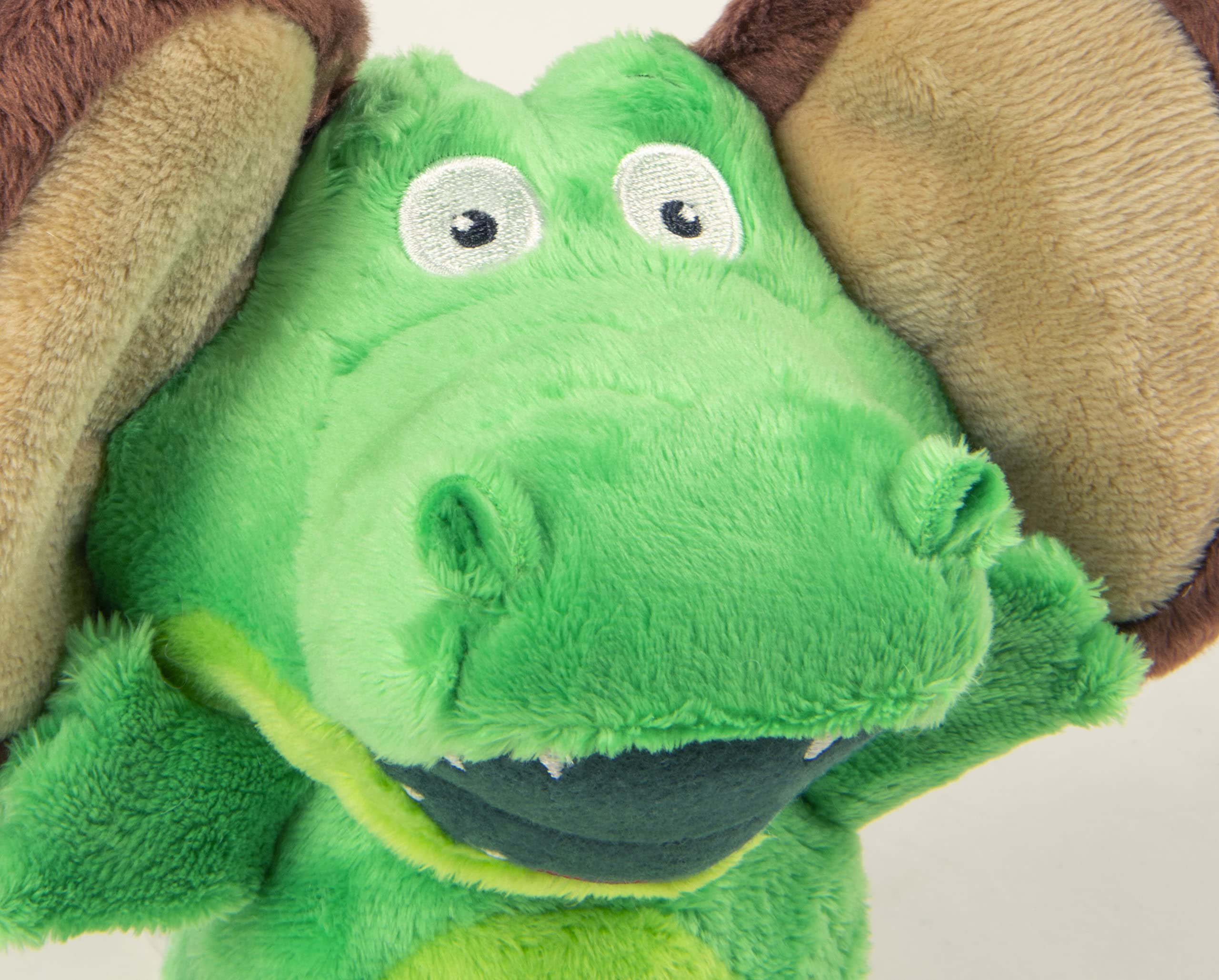 GoDog Flips Gator-Monkey closeup ears highlights playful design for interactive snuggling.