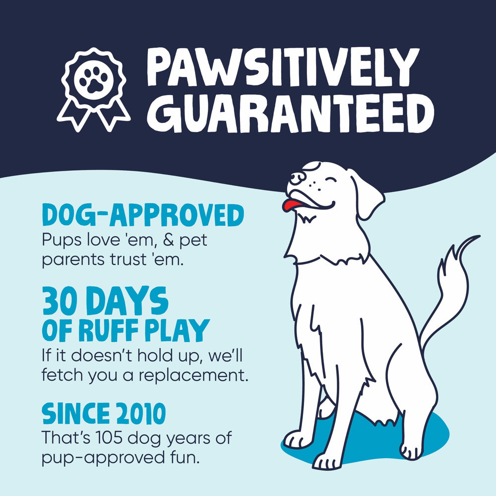 GoDog Furballz Chew Guard lining adds durability for longer-lasting solo and supervised play.