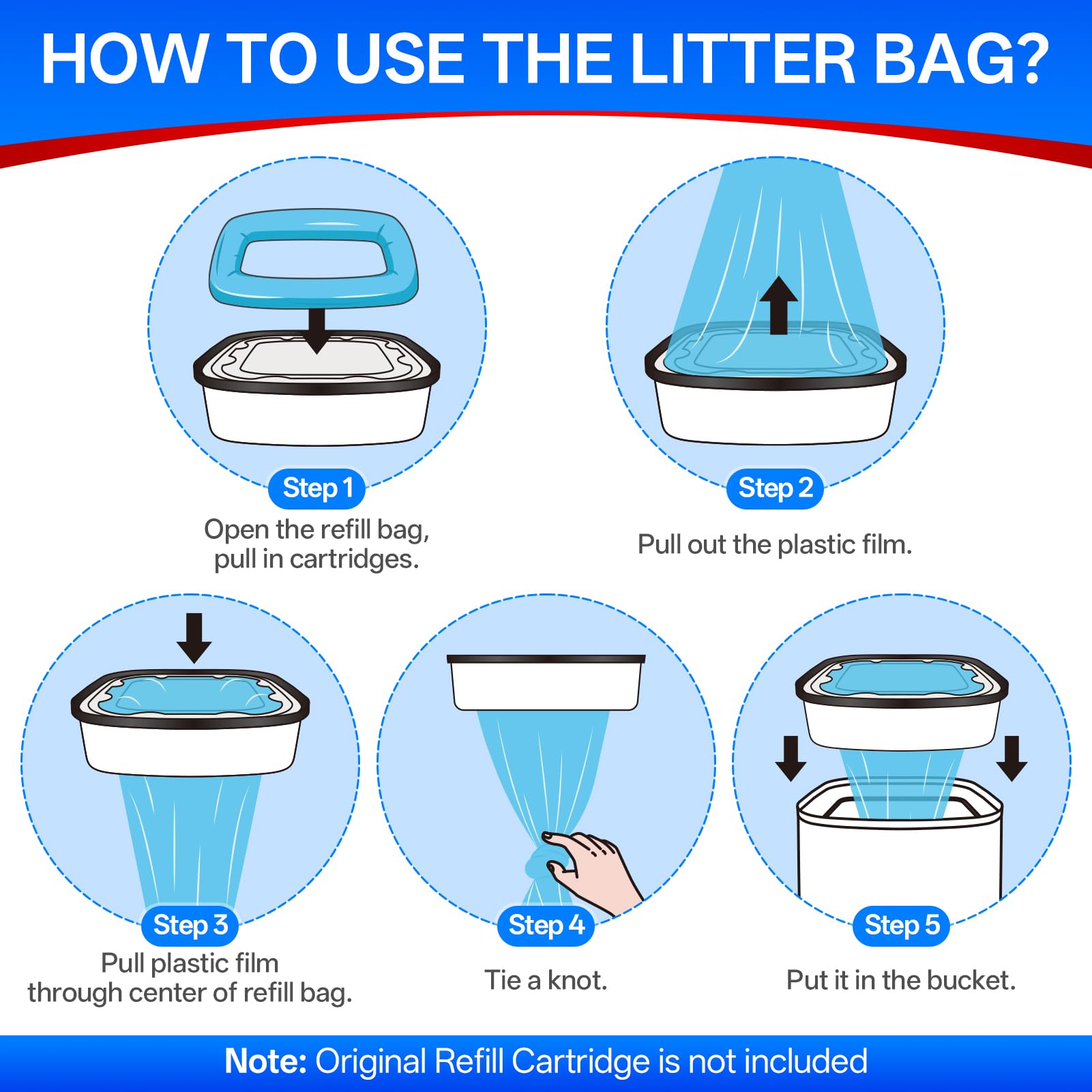 Godyoy easy-use refill process demonstrates quick, mess-free replacement steps.