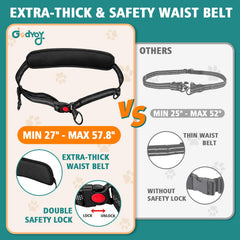Godyoy waist belt with adjustable strap for secure fit