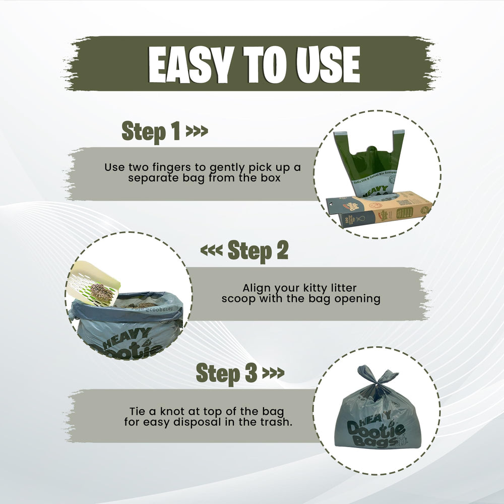 GoGo Stik heavy-duty bags are leakproof for mess-free pet cleanup.