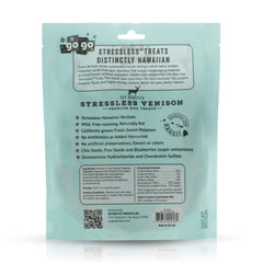 GoGo Stressless Venison Jerky in hand demonstrates convenient, high-protein snack option.