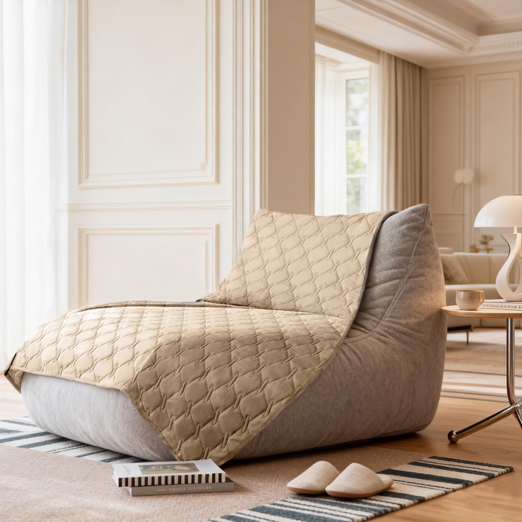 Gogobunny 82x82 inch cover provides ample space for large dogs.