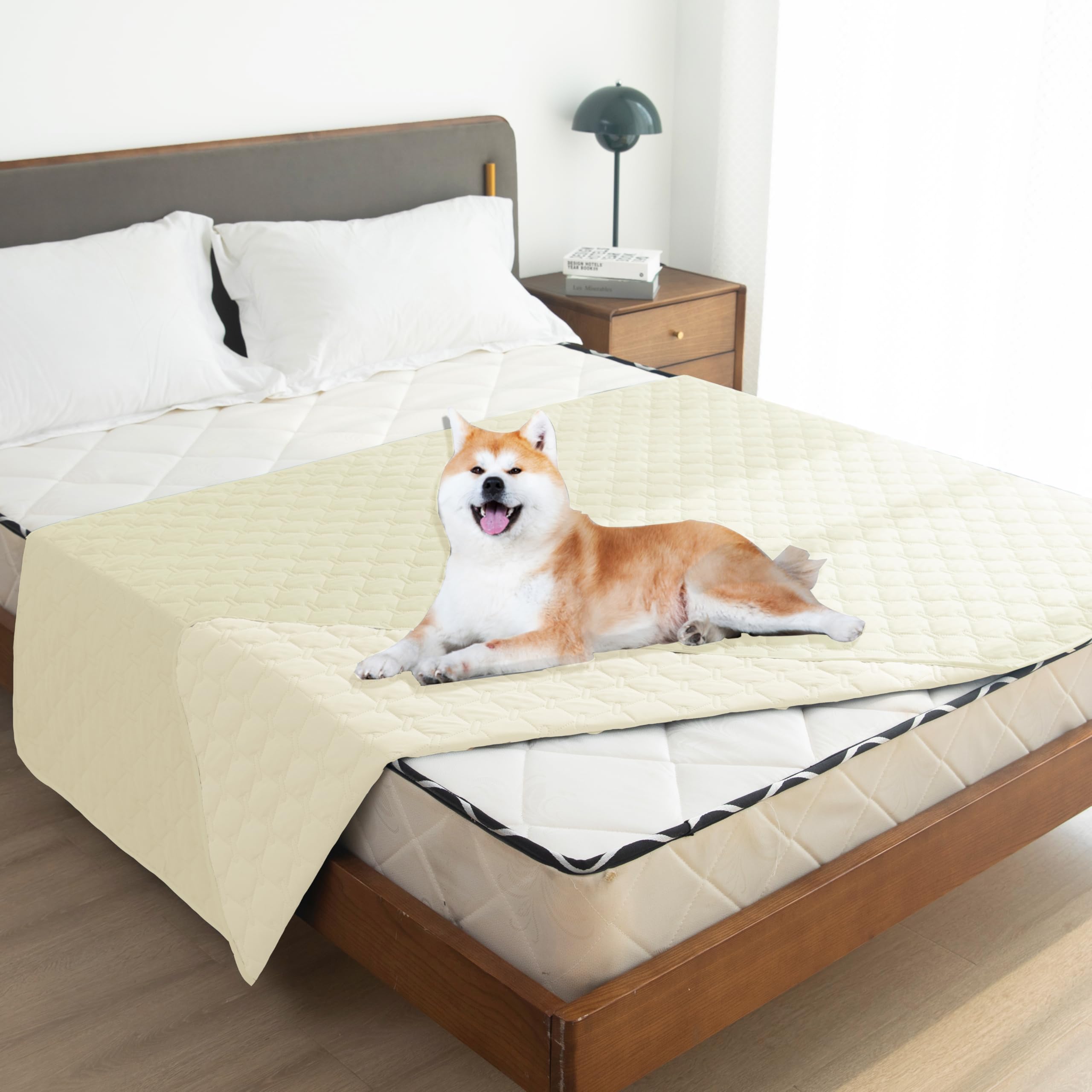 gogobunny bed cover protects sofa from scratches and saliva.