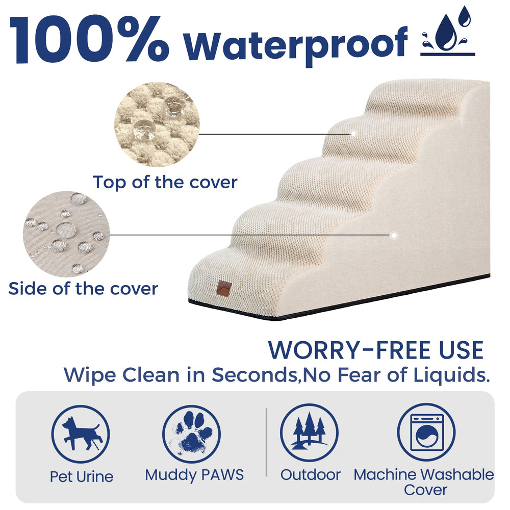 GoGoBunny beige fabric with waterproof backing for moisture resistance