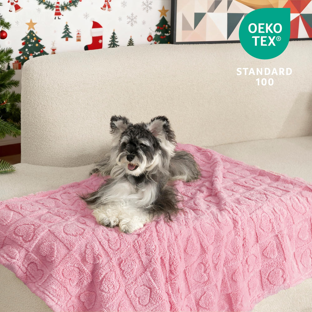 gogobunny calming-blanket-3d-heart-checkerboard-pattern adds decorative warmth to any space.
