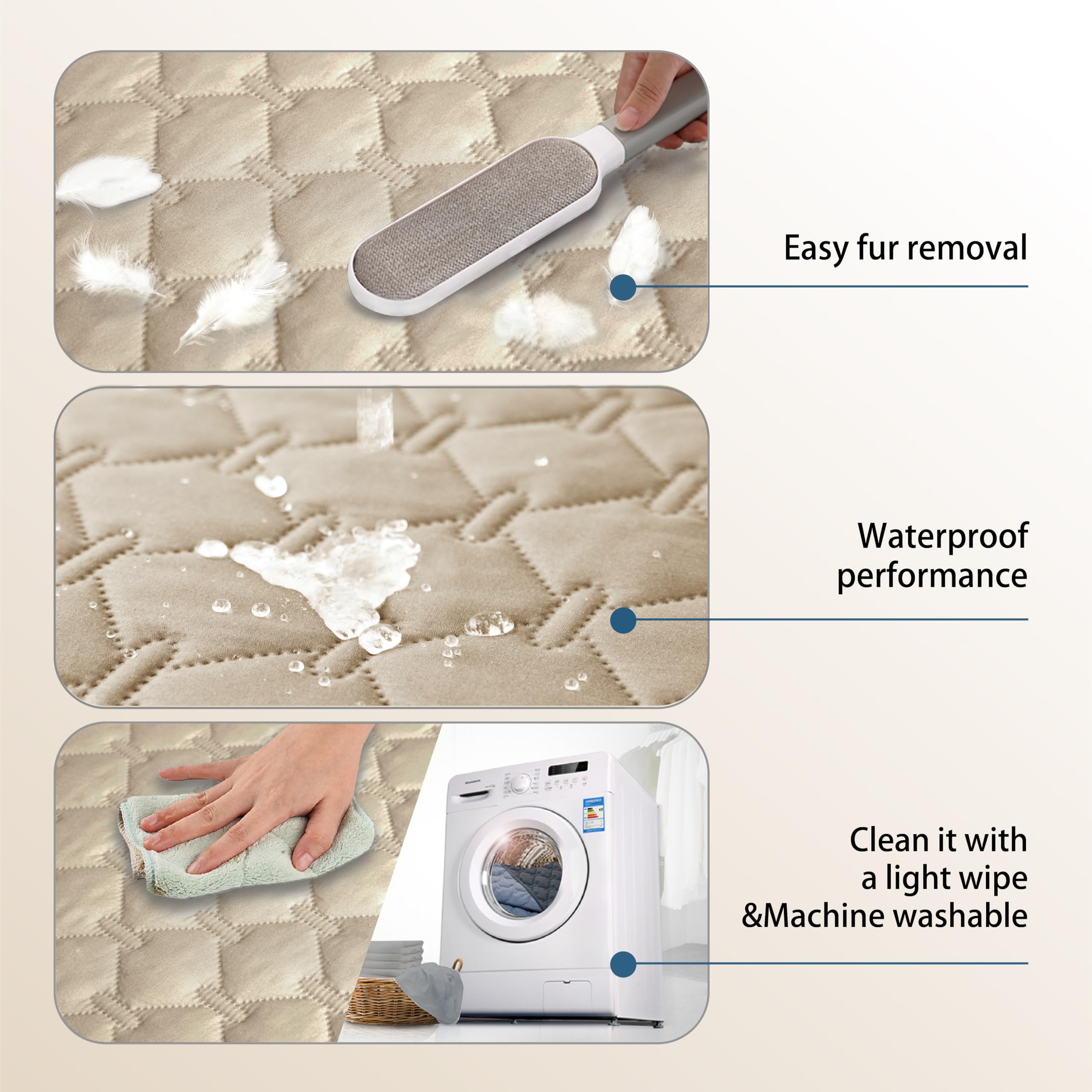 gogobunny dark-beige cover folds compactly for trips and vet visits