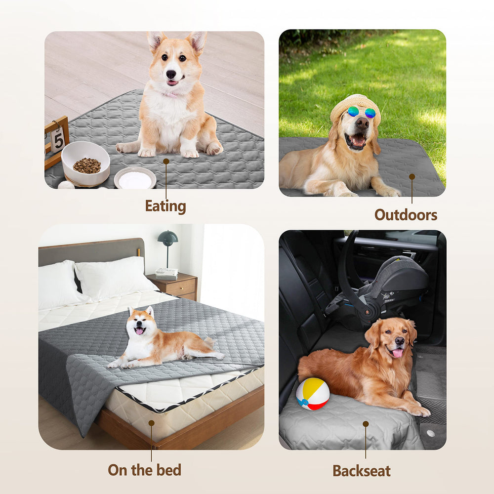 gogobunny dog bed cover for indoor and outdoor use, travel-friendly