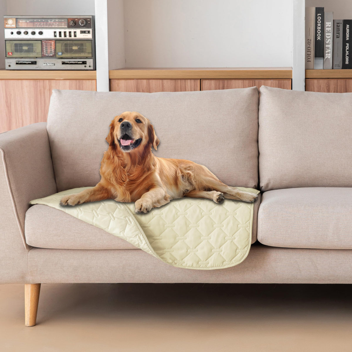 gogobunny dog bed cover plaid pattern protects sofa with style