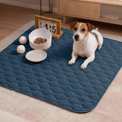 Gogobunny dog bed cover reversible plaid design with two color sides.