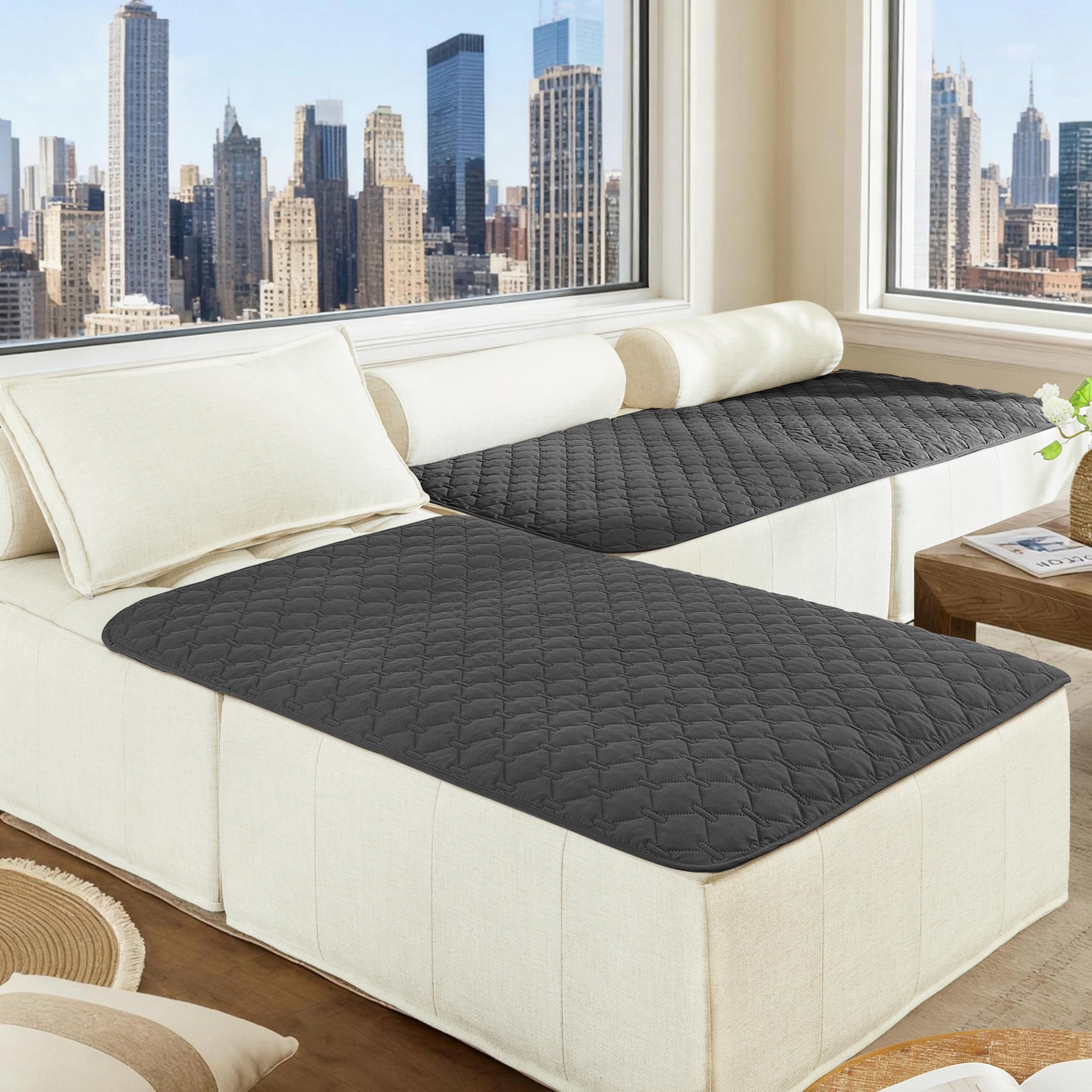 gogobunny blanket protects sofa from scratches and saliva