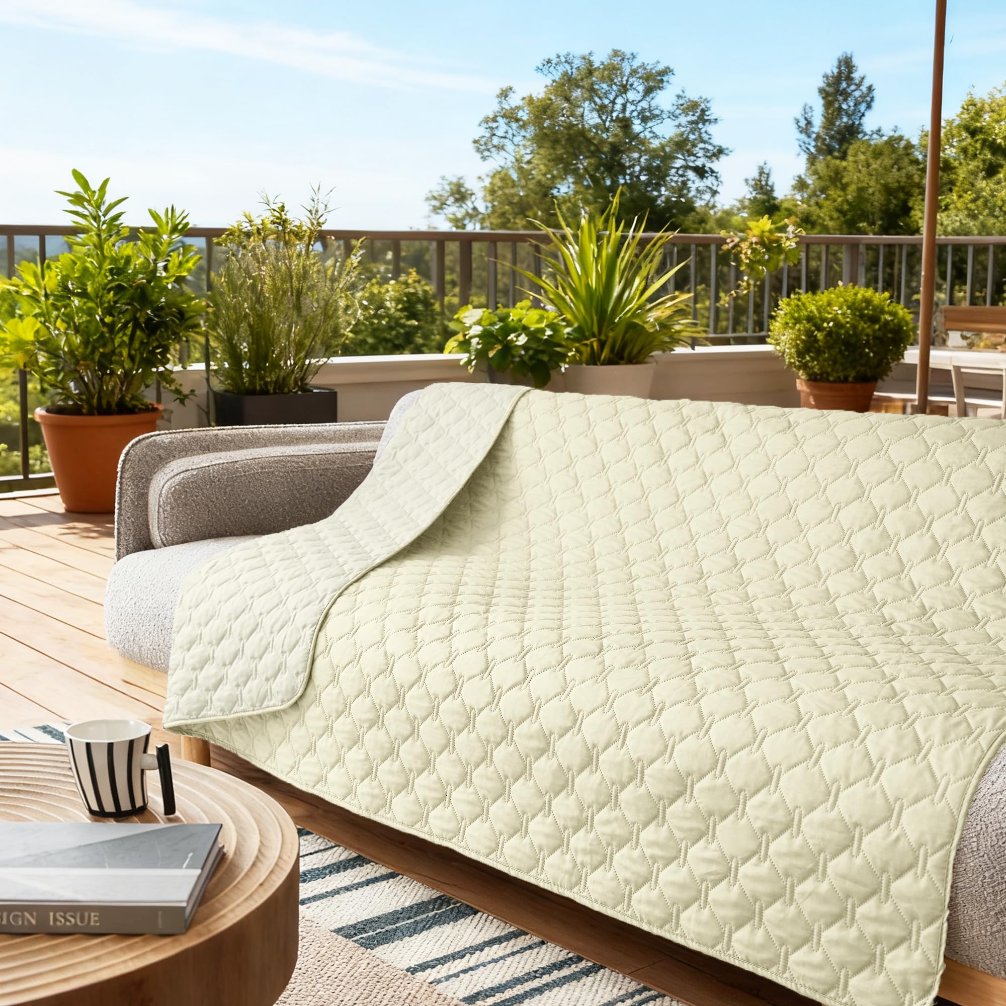 Gogobunny indoor-outdoor blanket ideal for travel and picnics.