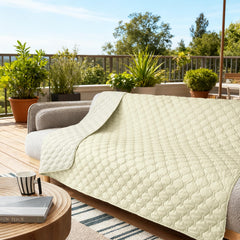 Gogobunny indoor-outdoor waterproof blanket showcases versatile, pet-friendly protection anywhere.
