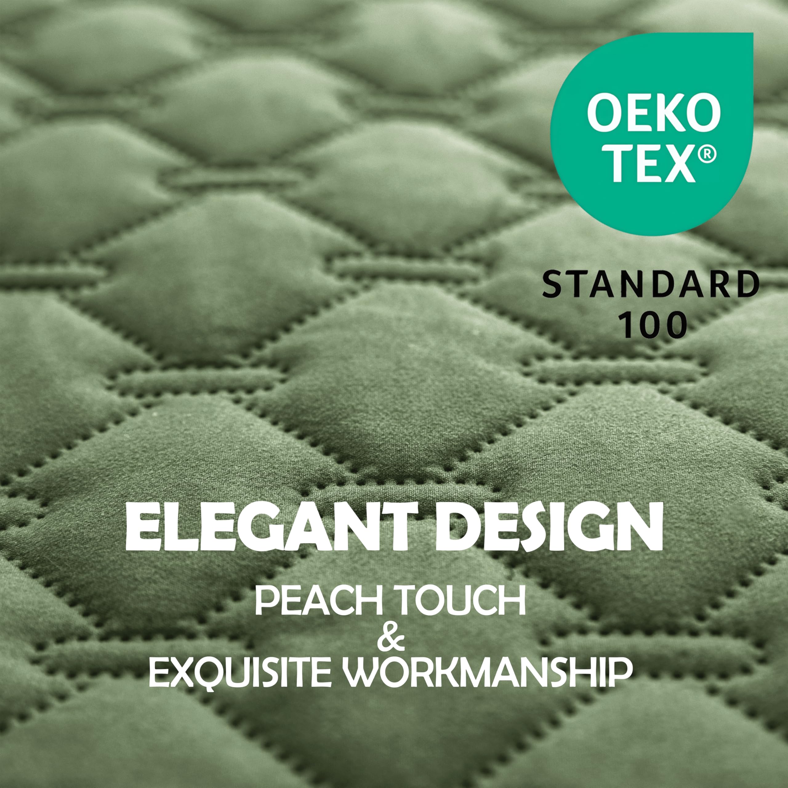 gogobunny pet furniture protector on sofa shows elegant plaid design and coverage.