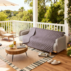 Gogobunny plaid reversible design offers two color options for rooms