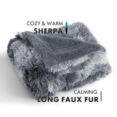 gogobunny reversible faux fur side offers a soft, cozy look for lounging.