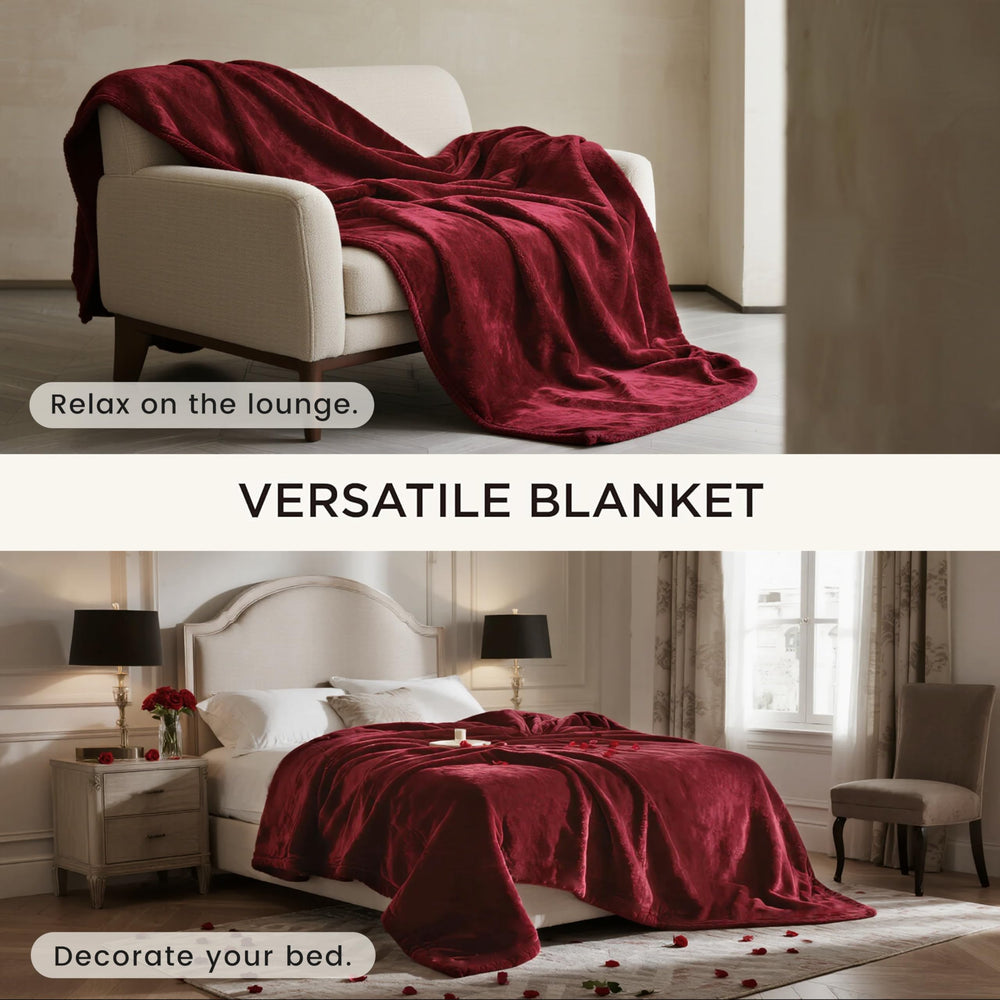 gogobunny soft flannel 260gsm side provides silky warmth and comfort