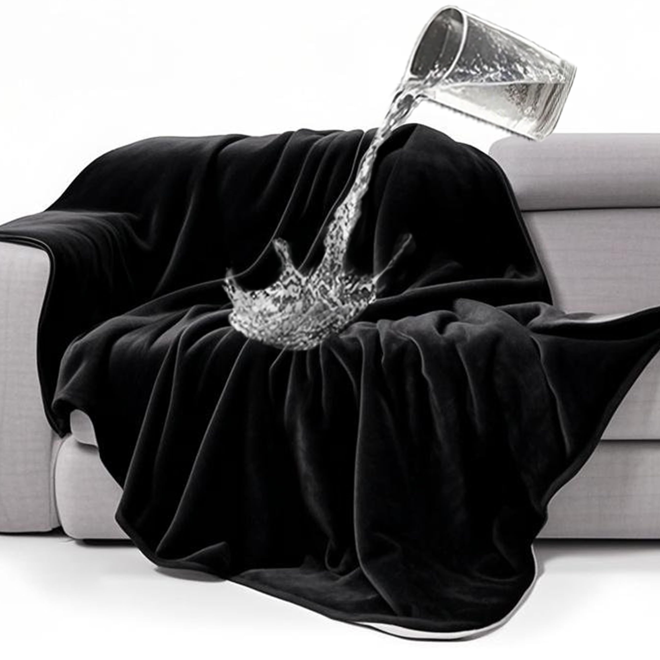 Gogobunny waterproof bed blanket shows leak-proof layer protecting mattress from spills.