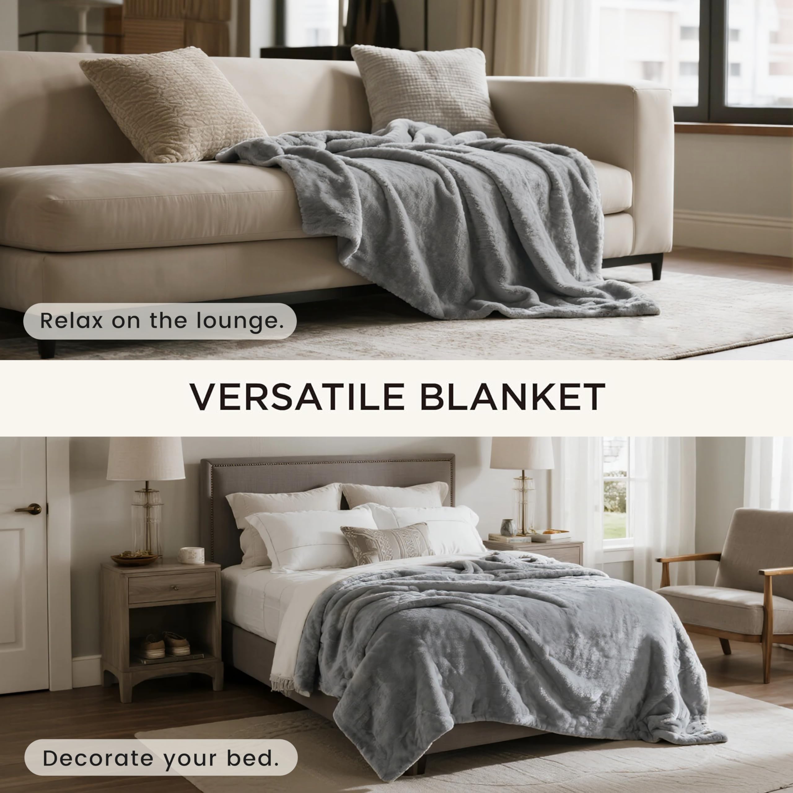 Gogobunny waterproof bed blanket machine washable and quick dry care