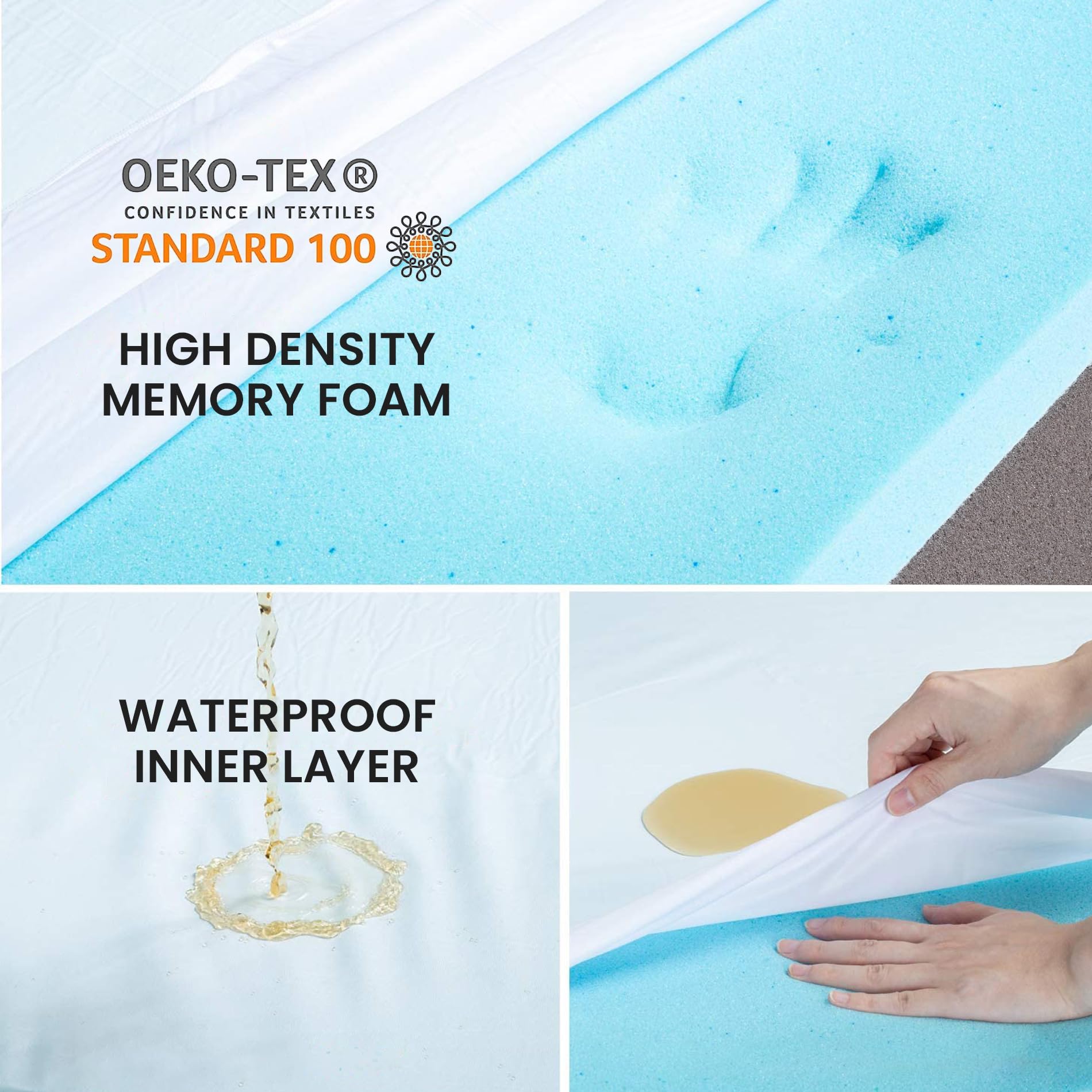 GOHOO PET non-slip bottom shows bed stays in place during activity.