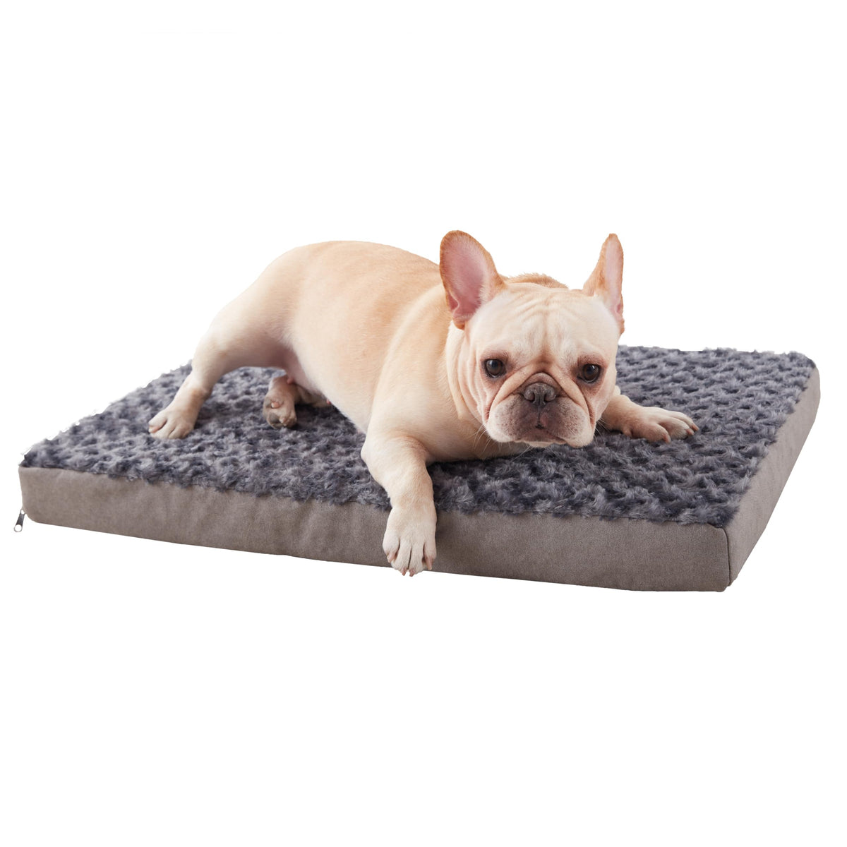 GOHOO PET orthopedic bed front view for medium dogs showing supportive foam.