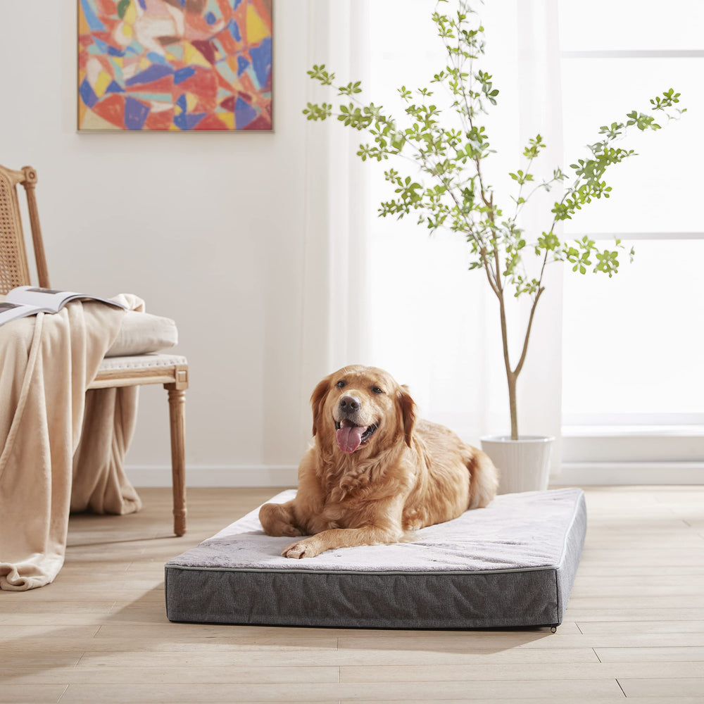 GOHOO PET anti-slip bottom secures bed in crate