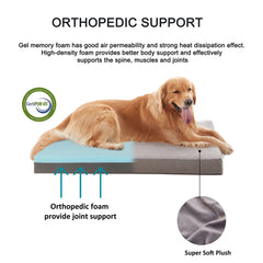 GOHOO PET cooling gel memory foam panel demonstrates temperature regulation for comfort