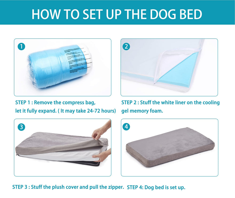 GOHOO PET L-shaped zipper design enables easy cover removal