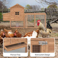 GOJOOASIS 80inch coop ramp entry aids gentle access for flock movement