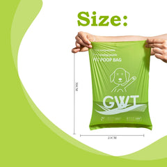 Gold Water Trading biodegradable poop bags provide eco-friendly waste disposal for pets.