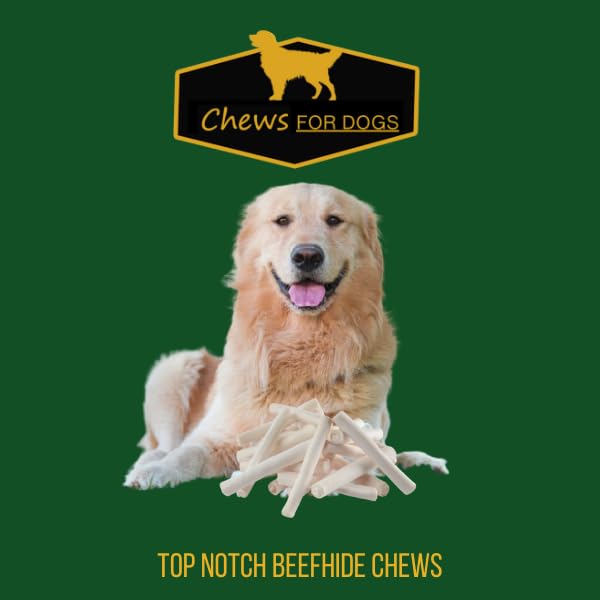 Golden Chews rawhide twist braids image highlighting premium wholegrain material and strength