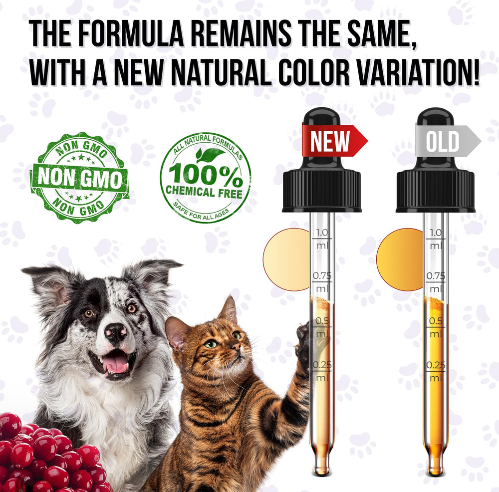 Golden Paw liquid dosage dropper for flexible pet dosing