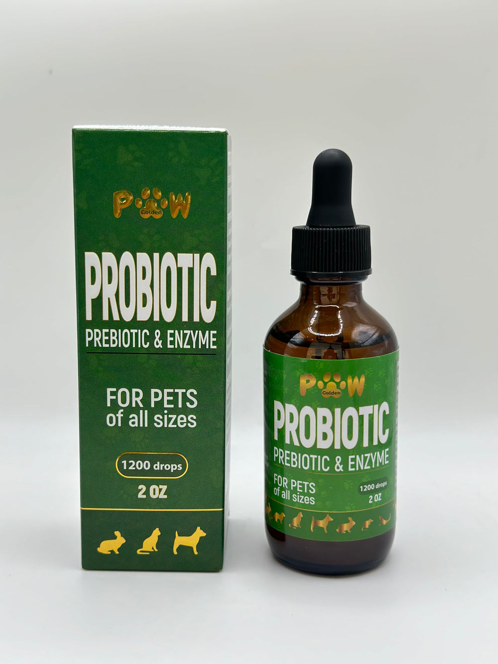 Golden Paw liquid form ensures fast absorption and easy meal mixing.