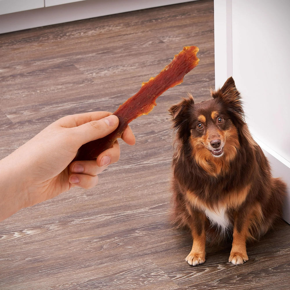 Golden Rewards duck jerky ingredients displayed for clean-label, limited-ingredient feeding