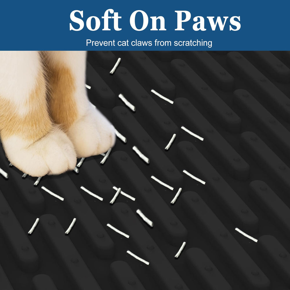 Goldleaf multiuse pet mat can sit under bowls or serve as a resting mat