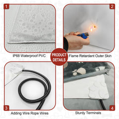 GOLOPET induction thermostat maintains constant 120F-130F for steady comfort.