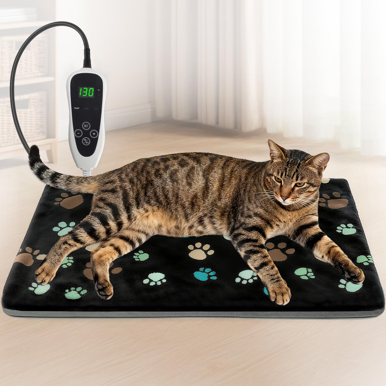 GOLOPET cat heating pad waterproof inner material for durability and safety