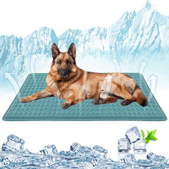 GOLOPET dog cooling mat 34x23 front view delivers cooling comfort for pets on hot days