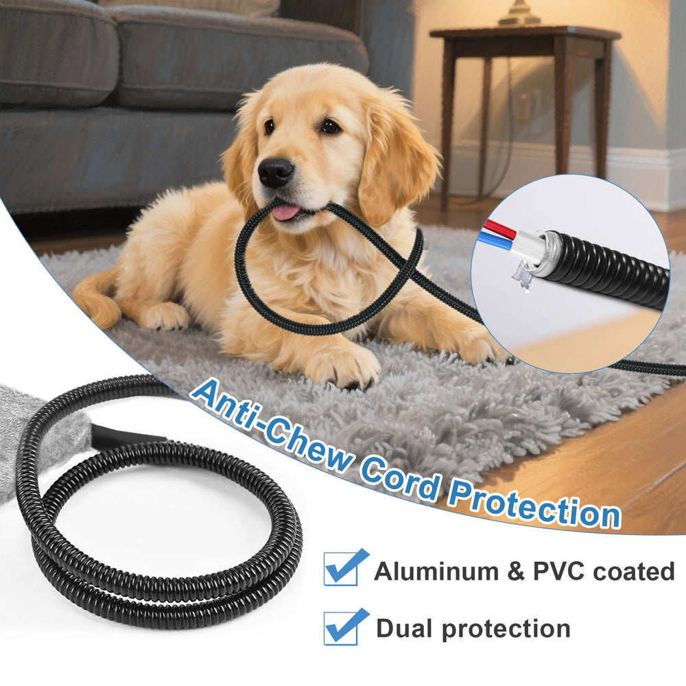 GOLOPET power line protection tube keeps cords secure during play