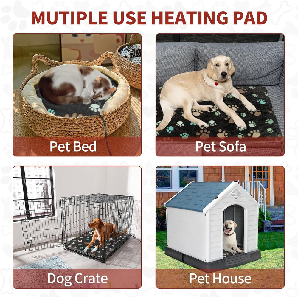 GOLOPET dog heating pad for large dogs used in living rooms after outdoor play