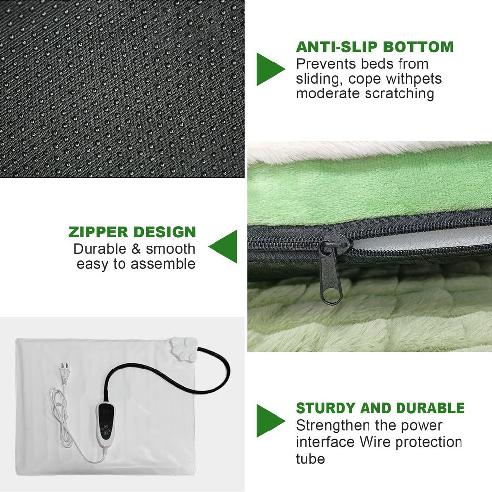 GOLOPET dual-certified heating pad provides safe, reliable warmth.