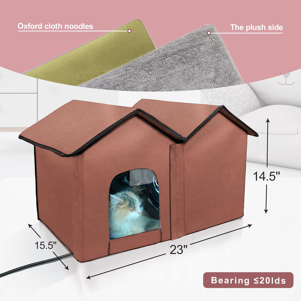 GOLOPET insulation with windproof awning keeps warmth inside during cold days