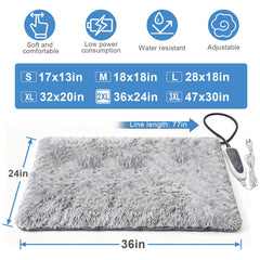 GOLOPET large dog heating pad with smart thermostat switch enables customizable warmth for comfort