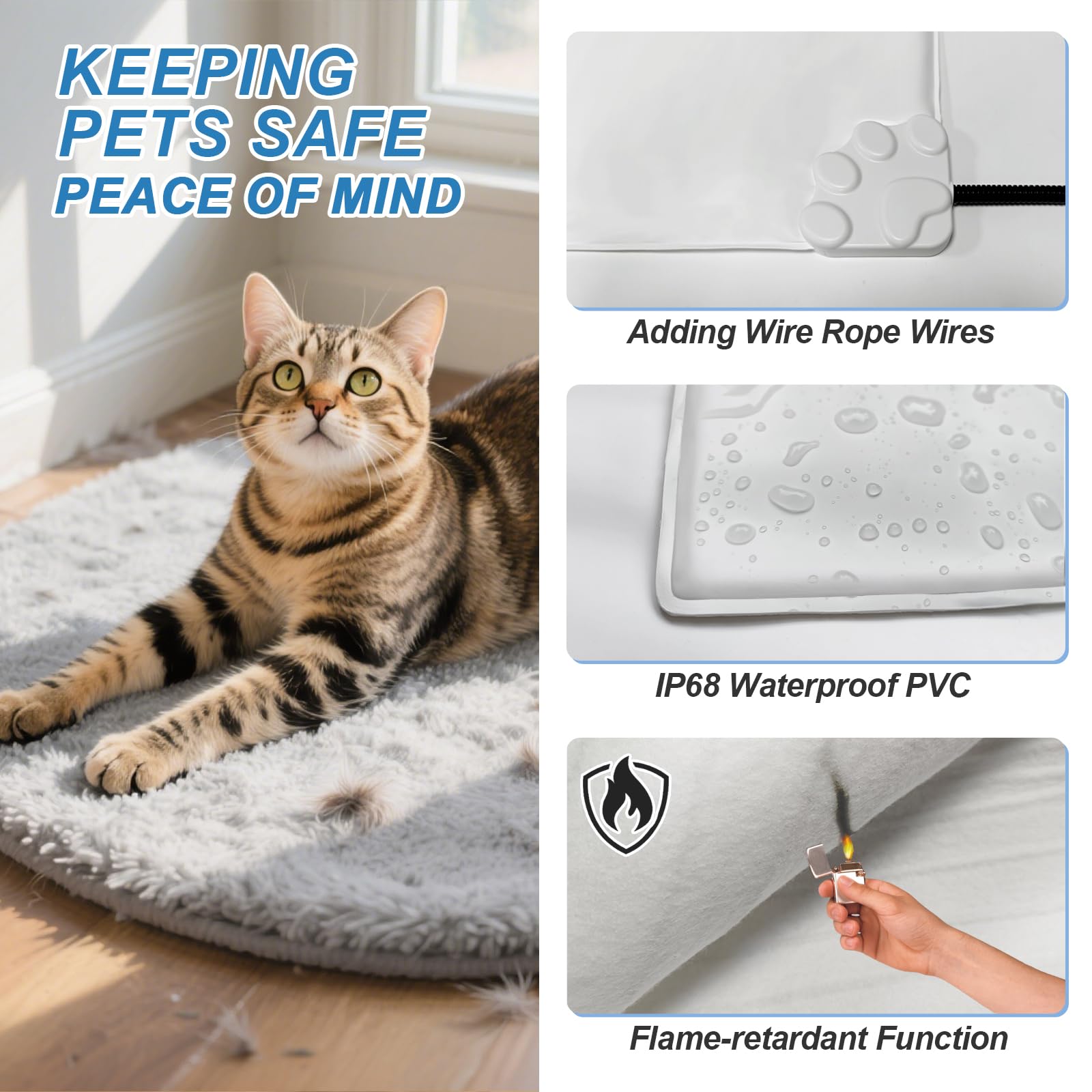 GOLOPET power line protection tube guards cable and pets