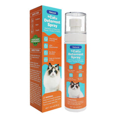 GOLRISEN Cat Deterrent Spray bottle closeup shows a pet-safe spray for furniture protection